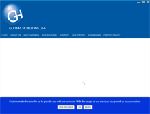 Tablet Screenshot of globalhorizons-usa.org
